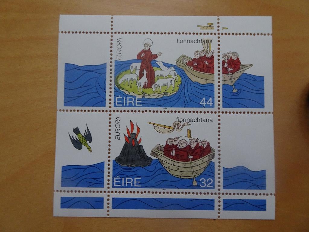 Blokje Ierland, Postzegels en Munten, Postzegels | Volle albums en Verzamelingen, Ophalen of Verzenden, Buitenland
