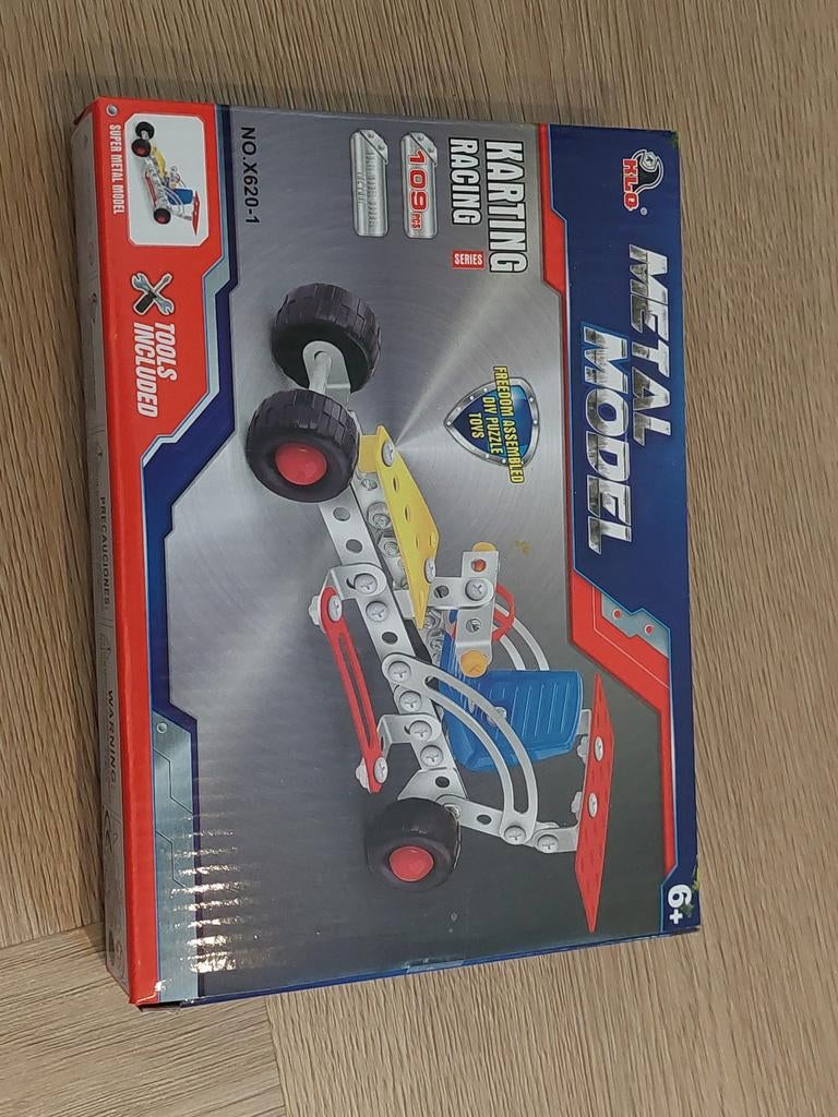 Mecano-achtig raceauto, Kinderen en Baby's, Ophalen, Zo goed als nieuw, Overige merken