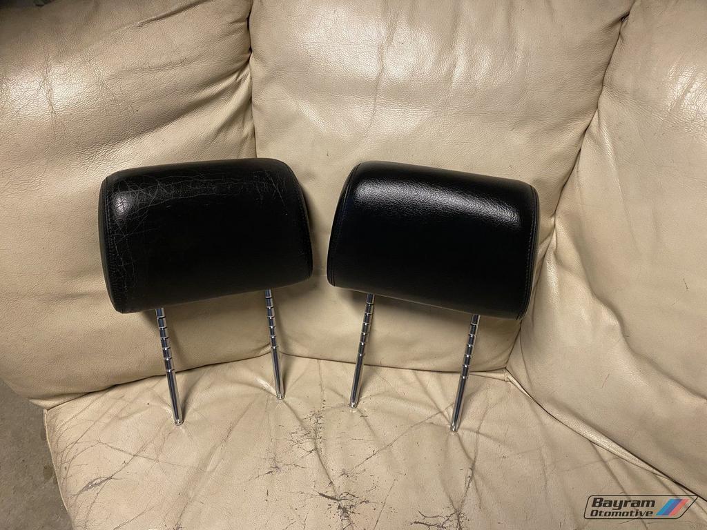 Bmw E36 zwart lederen hoofdsteunen coupe cabrio E30 3-serie, Auto-onderdelen, Interieur en Bekleding, Gebruikt, -, -, Ophalen of Verzenden