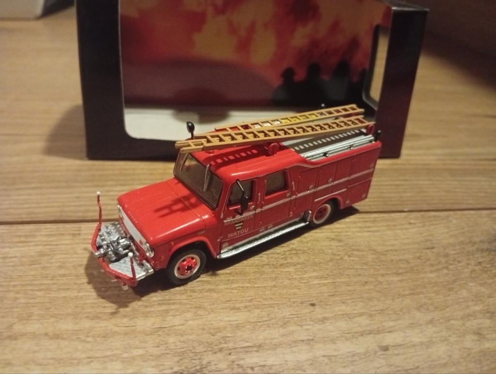 Atlas D-500 Brandweer wagen! 1:50, Ophalen of Verzenden, Zo goed als nieuw, Bus of Vrachtwagen