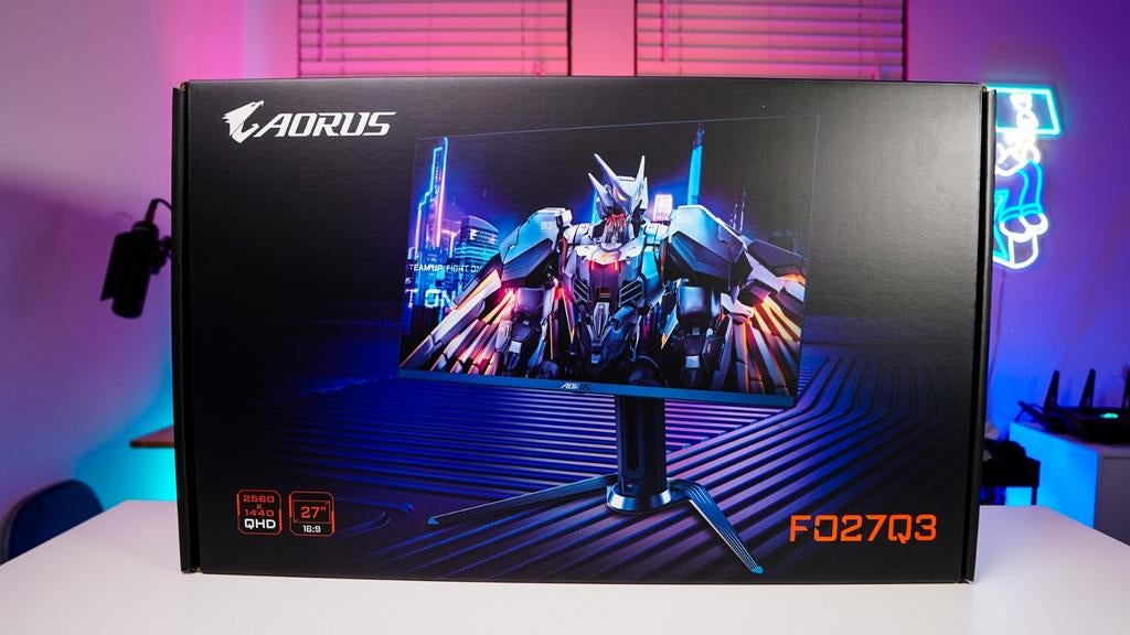 Gigabyte FO27Q3 27" OLED 360Hz Gaming Monitor, Computers en Software, Monitoren, Gigabyte, In hoogte verstelbaar, Minder dan 1 ms