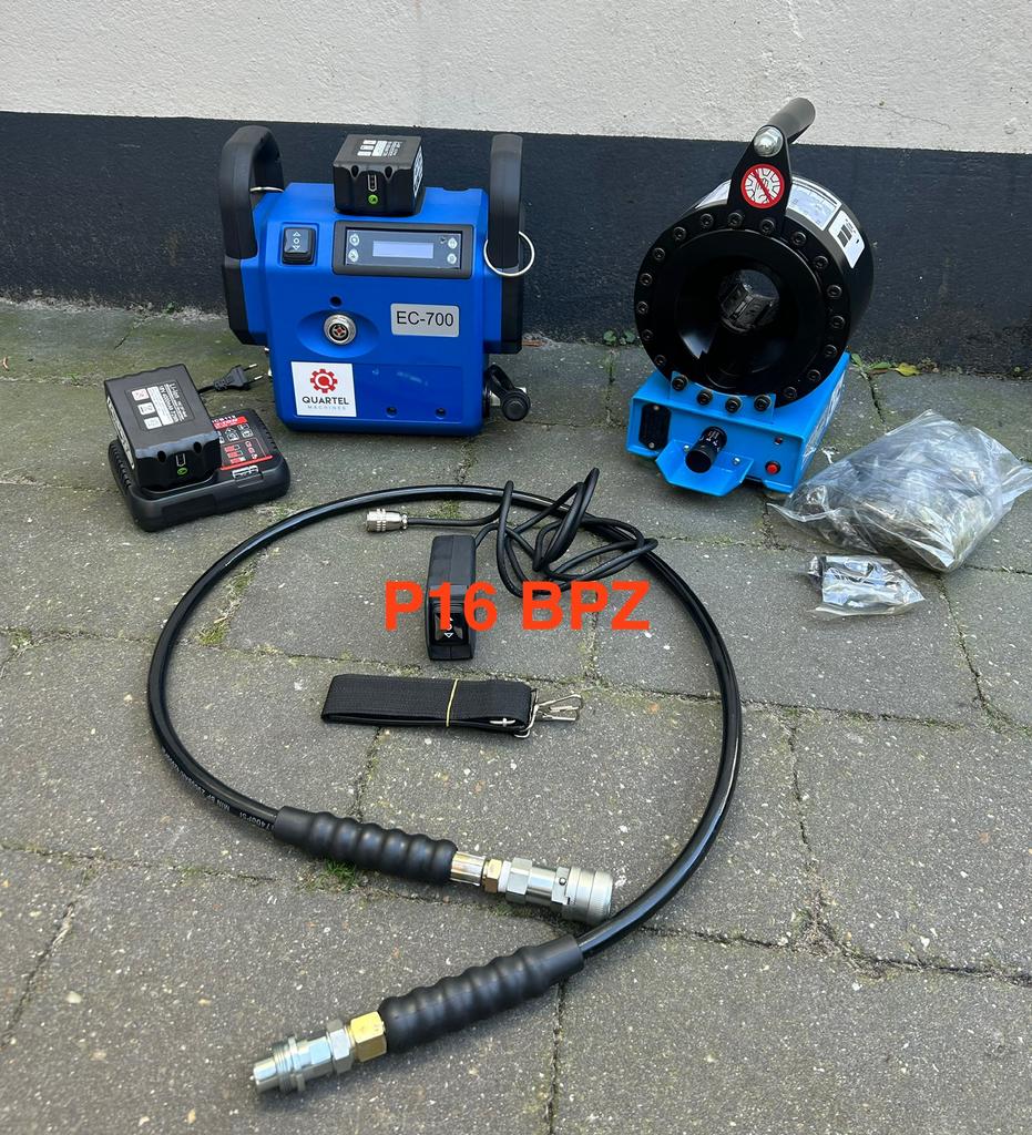 Slangenpers p16BPZ op accu, Quartel machines, Nieuw, Ophalen of Verzenden, Info@quartelmachines.nl