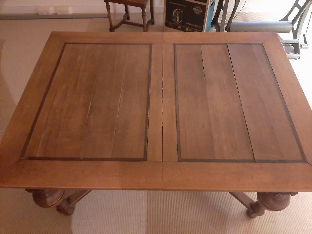 tafel, Huis en Inrichting, Tafels | Eettafels, Ophalen, Gebruikt, 100 tot 150 cm, Eikenhout