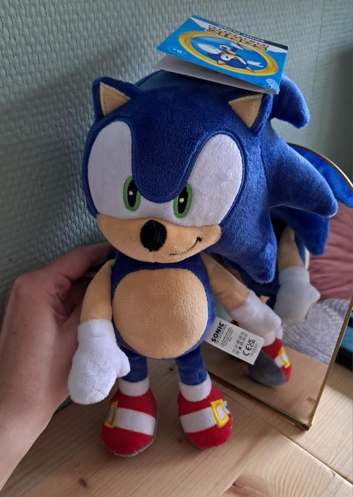 Sonic knuffel, nieuw!, Ophalen of Verzenden, Nieuw, Overige typen