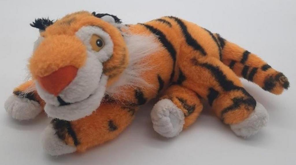 Aladdin's Rajah tijger knuffel Mattel uit 1992, Verzamelen, Ophalen of Verzenden, Overige figuren, Nieuw, Knuffel
