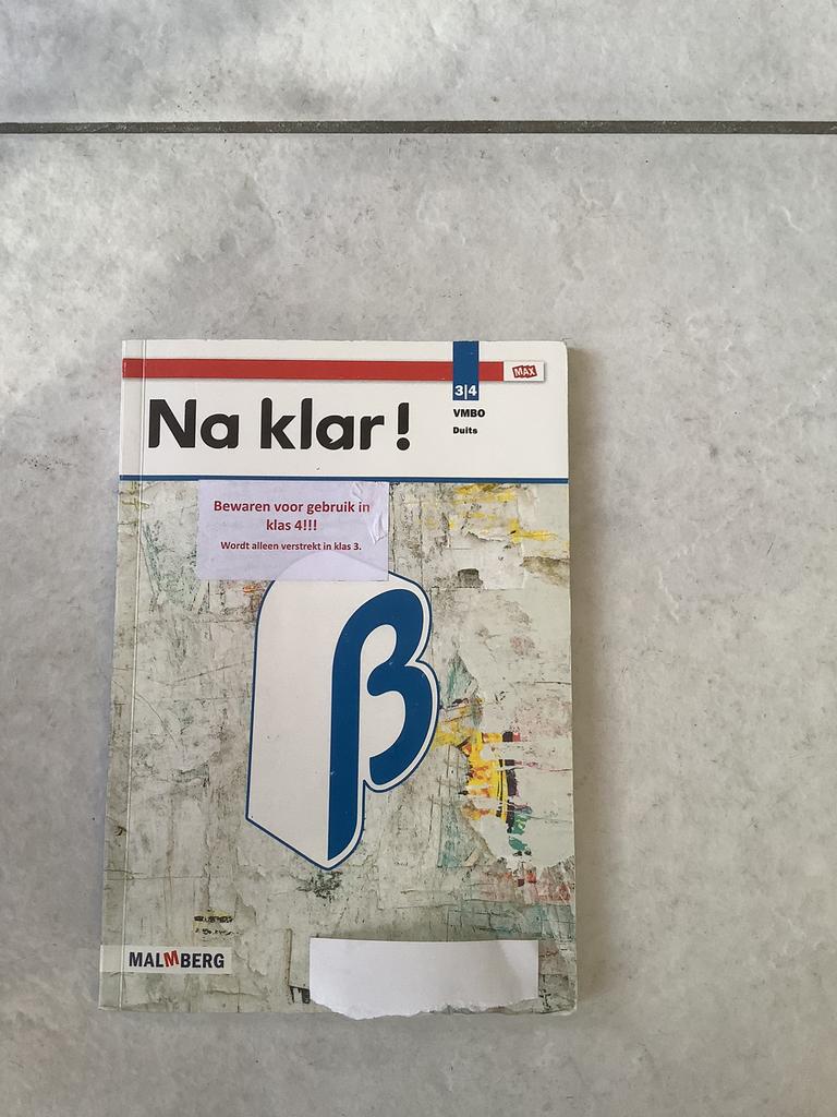 Grammatica boekje duits Na klar, Ophalen of Verzenden, Zo goed als nieuw, Duits