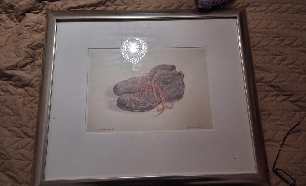 Litho Schoenen van Abe door Jopie Huisman, Antiek en Kunst, Ophalen of Verzenden