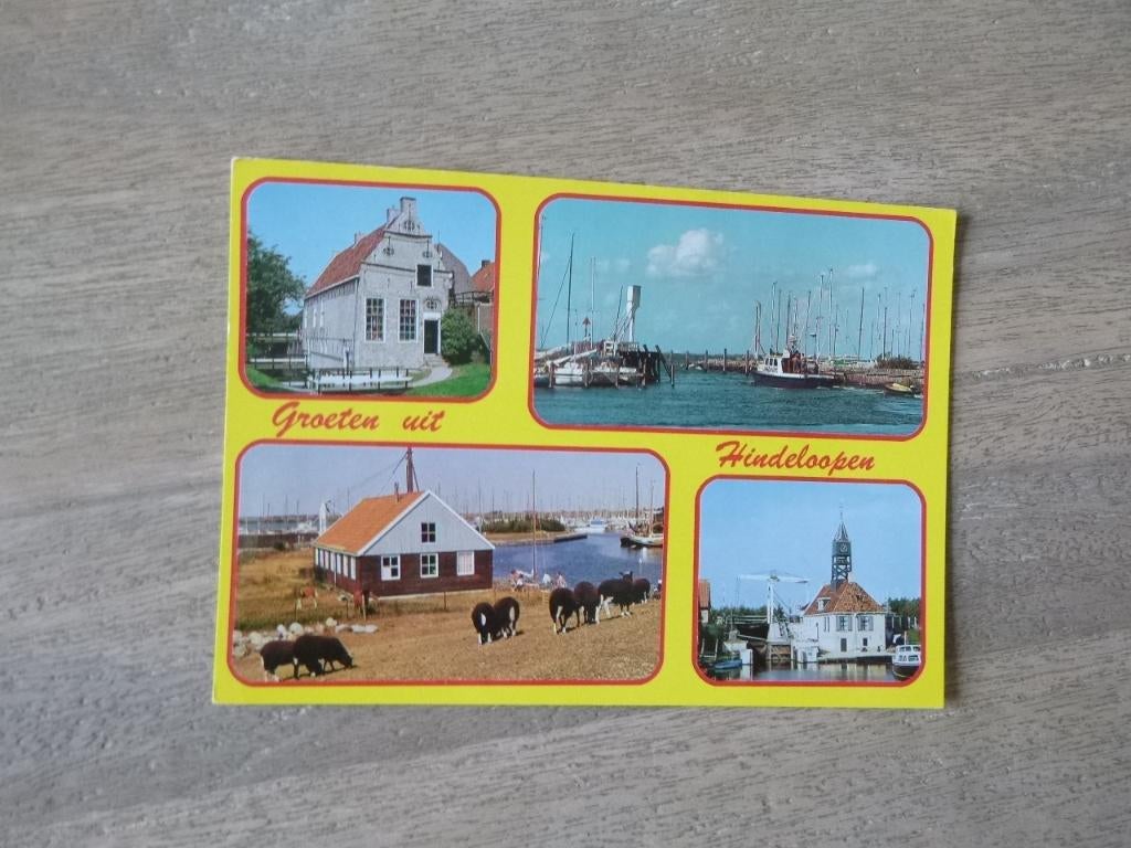 Hindeloopen, brug/schapen, Ophalen of Verzenden, 1980 tot heden, Gelopen, Noord-Brabant