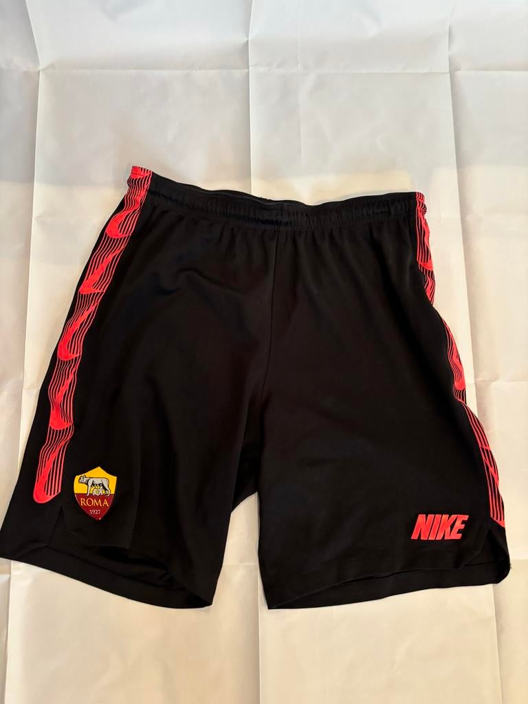 As Roma nike trainingshort, Zwart, Ophalen of Verzenden, Voetbal, Gedragen