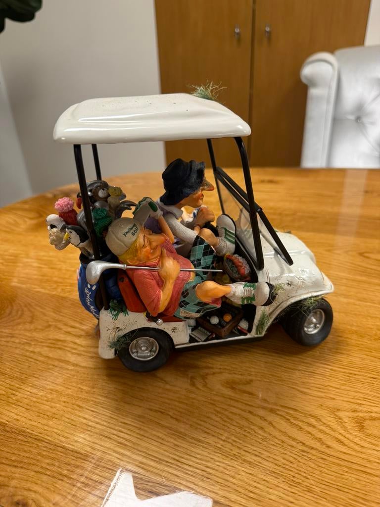 Guillermo Forchino - golf cart, Verzamelen, Beelden en Beeldjes, Ophalen of Verzenden, Zo goed als nieuw