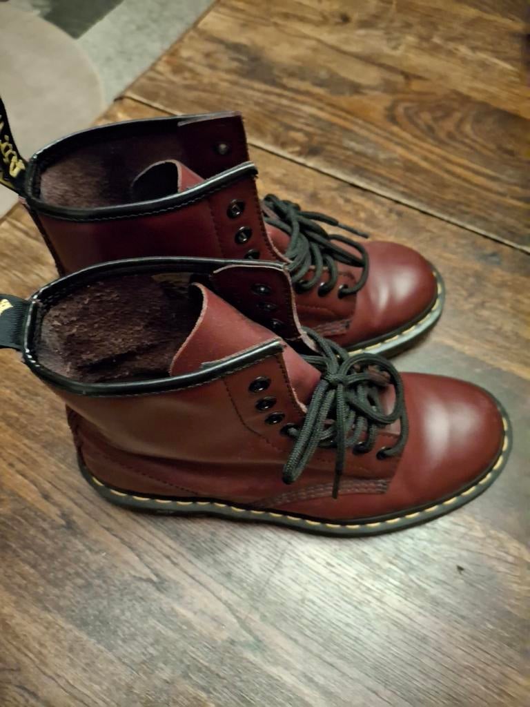 Dr. Martens Bordeaux Rode Laarzen - Maat 38, Kleding | Dames, Schoenen, Ophalen of Verzenden