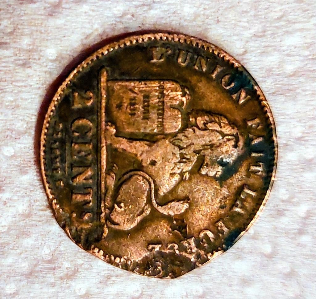 Belgische 2 centimes 1905 - Leopold II, Postzegels en Munten, Munten | België, Ophalen of Verzenden, Brons, Losse munt