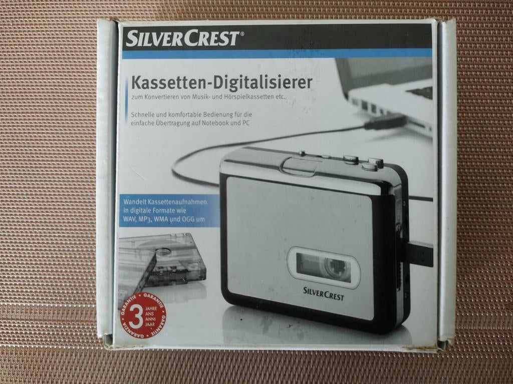 WD007 Cassette digitizer / Digitaliseerder. Walkman. NIEUW!!, Audio, Tv en Foto, Cassettedecks, Overige merken, Ophalen of Verzenden