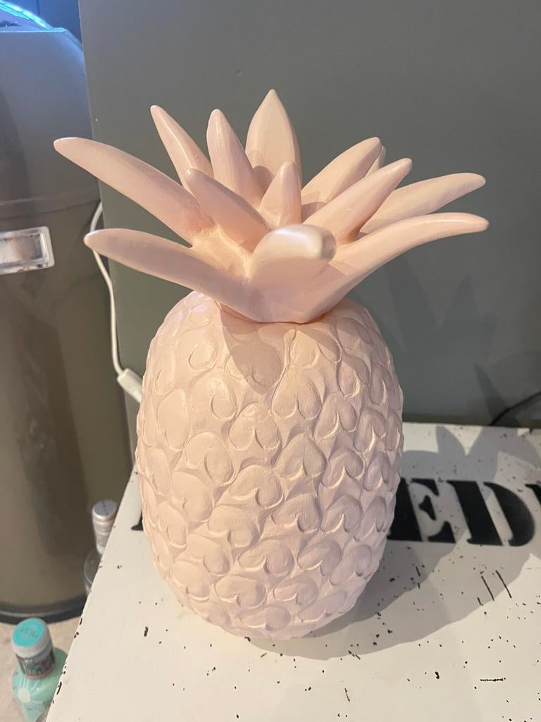 Heico tafellamp pineapple / ananas in top staat, Ophalen, Zo goed als nieuw