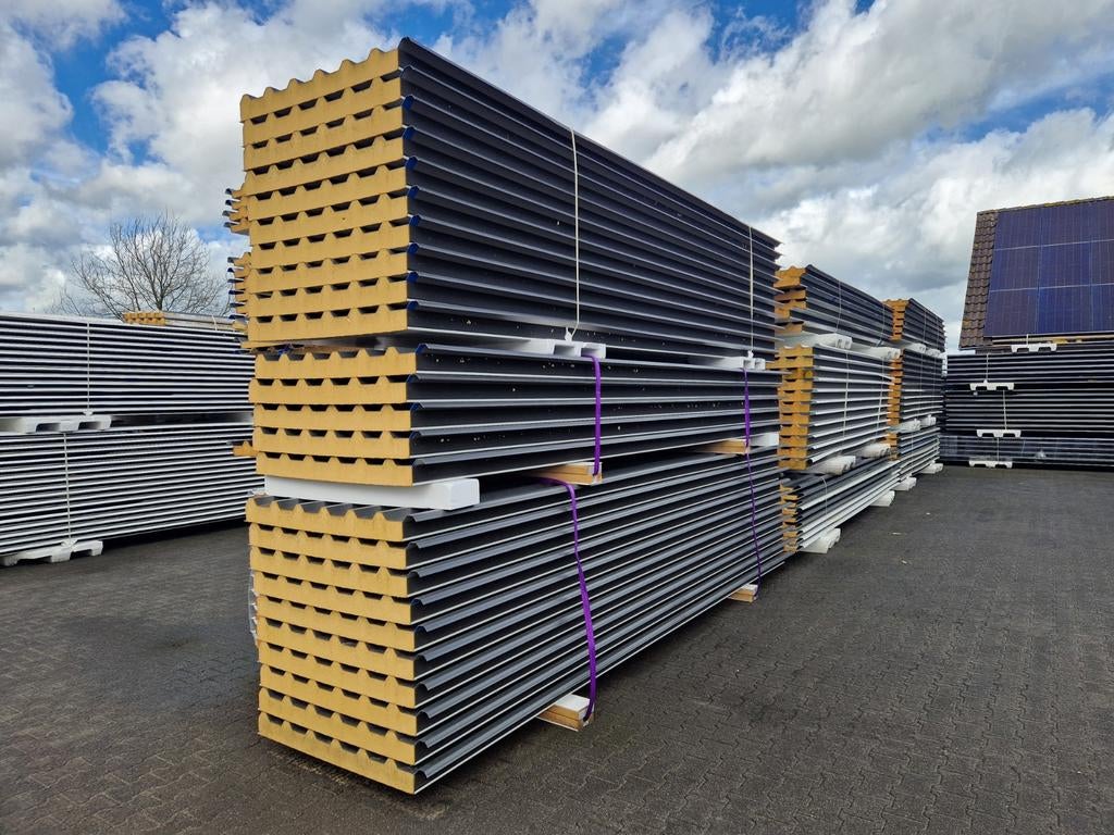 Sandwichpanelen - Dakplaten - Dakpanplaten - Damwand, Ophalen of Verzenden, Nieuw, Overige materialen