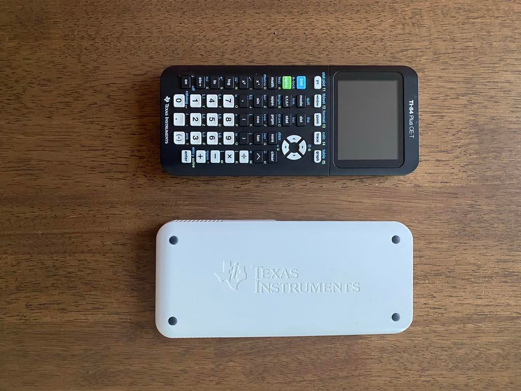 TI-84 Plus C-ET Grafische Rekenmachine - Texas Instruments, Diversen, Schoolbenodigdheden, Ophalen of Verzenden, Zo goed als nieuw