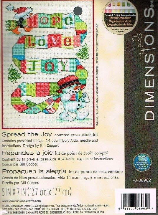 Cado dimensions borduurpakket, spread the joy, Ophalen of Verzenden, Nieuw, Handborduren, Borduurpakket