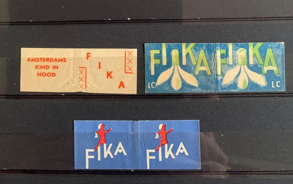 Sluitzegels KIKA voor het verwaarloosde kind #2, Ophalen of Verzenden, T/m 1940, Gestempeld