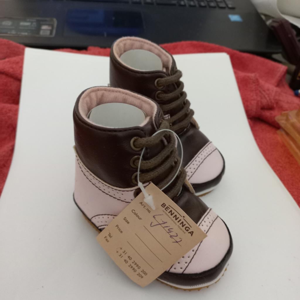 nieuwe hoge babyschoentjes maat 18, Schoentjes, Meisje, Benninga, Nieuw