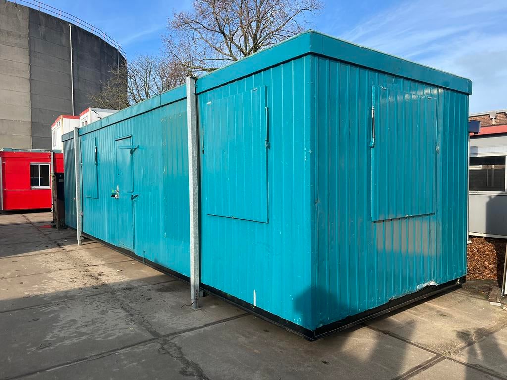 Kantoorunit met keuken en toilet | 10x3 meter, Zakelijke goederen, Machines en Bouw | Keten en Containers, Ophalen of Verzenden