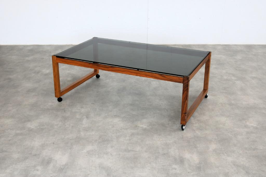 vintage salontafel | tafel | jaren 60 | Zweeds, Gebruikt, 100 tot 150 cm, Verzenden, .