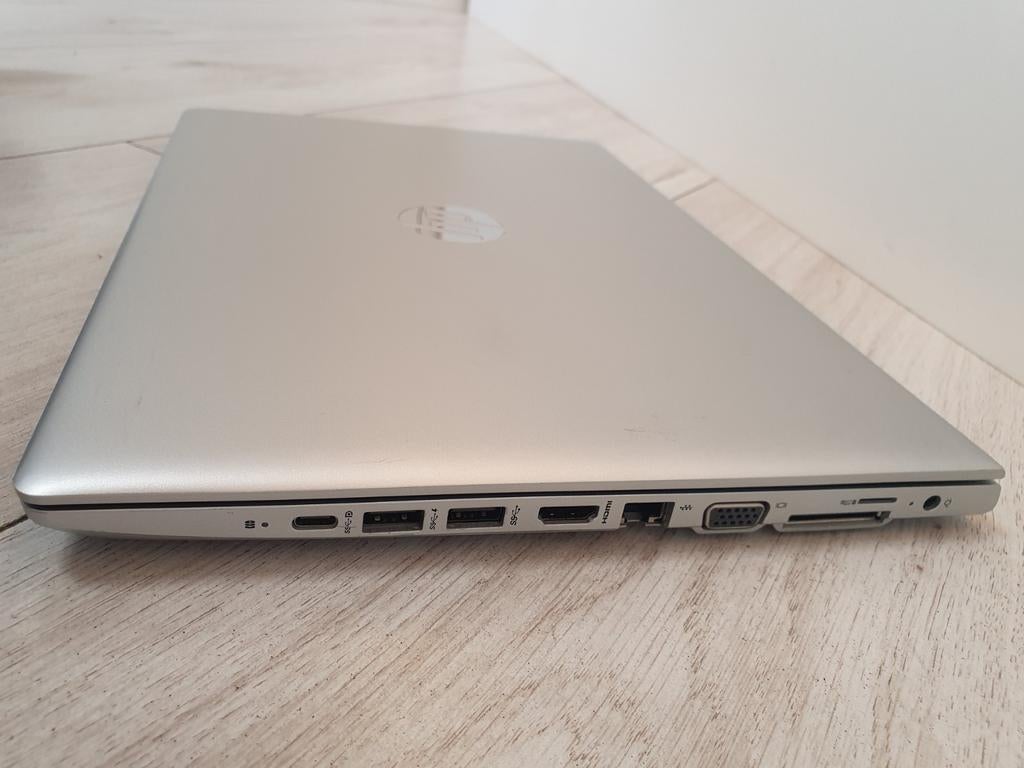 Goede staat: Hp Probook 640 G4 i5-8350U 8gb 256gb ssd 14'', Met videokaart, Qwerty, 8 GB, 14 inch