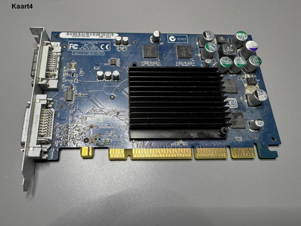 2 Nvidia Video Kaarten voor Power Mac G4/G5, Computers en Software, Videokaarten, Ophalen, Gebruikt, Nvidia, DVI