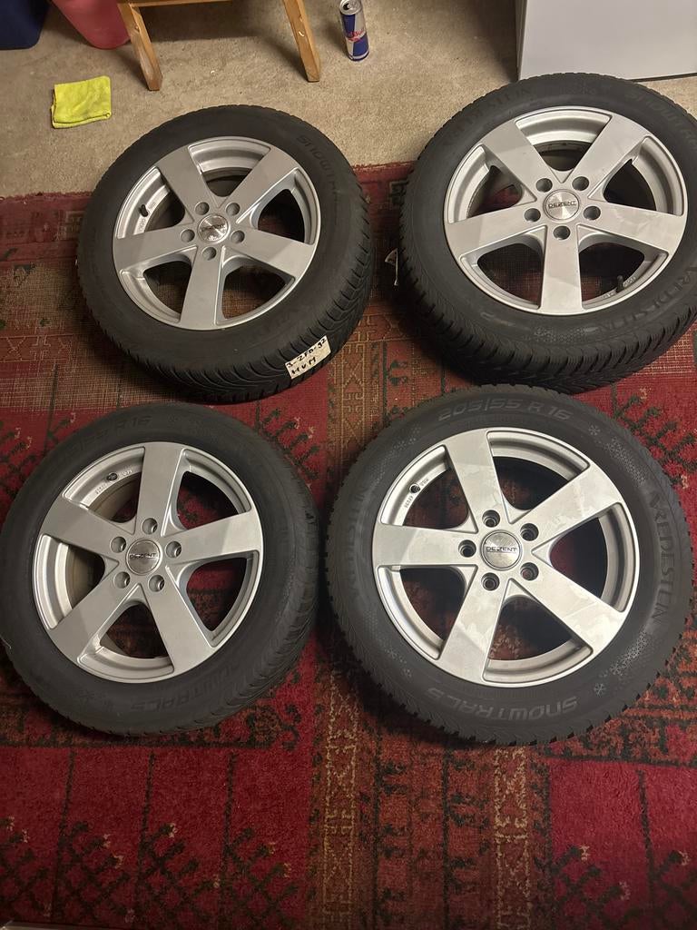 Vredestein Snowtrac 5 Winterbanden 205/55 R16, Ophalen, Gebruikt, 16 inch, Banden en Velgen