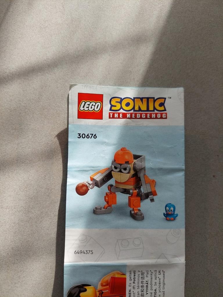 Lego sonic, Ophalen of Verzenden