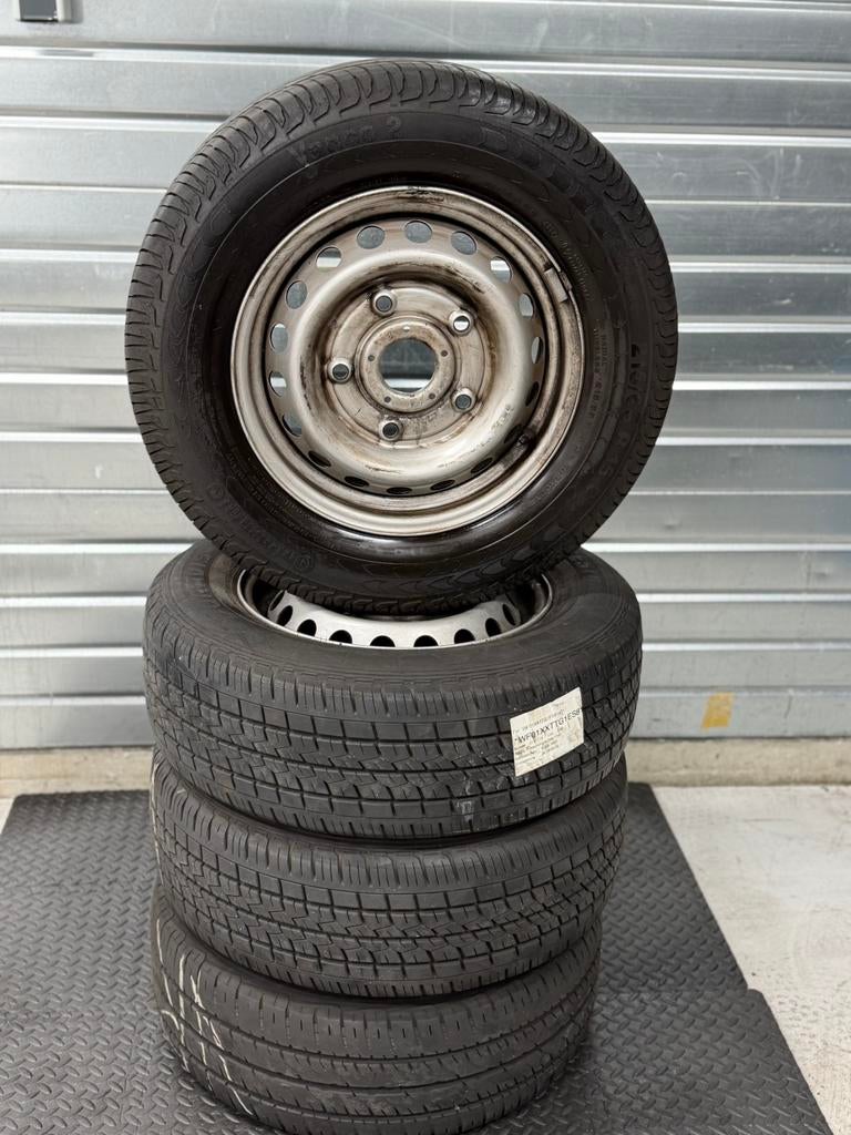 Ford transit set velgen 215 65 15, Ophalen, 15 inch, Banden en Velgen, Nieuw
