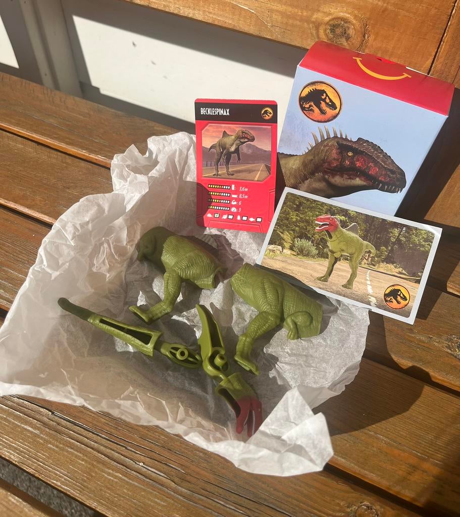 McDonald’s happy meal dino | Jurassic World Chaos Theory, Ophalen of Verzenden