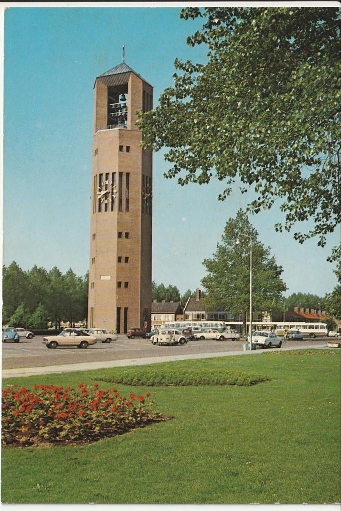 GROETEN UIT EMMELOORD DE DEEL POLDERTOREN ZWH SALLAND BUSSEN, Ophalen of Verzenden, 1960 tot 1980, Gelopen, Flevoland