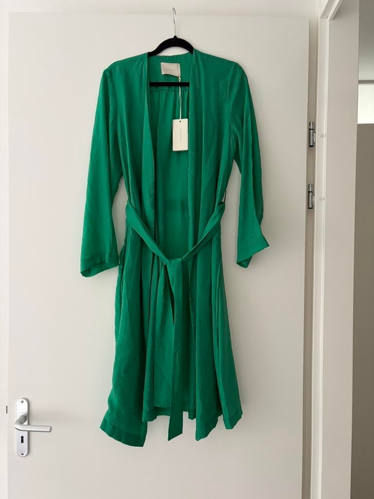 Momoni lange blouse, kimono, maat 34 NIEUW, Ophalen of Verzenden, Nieuw, Maat 34 (XS) of kleiner, Groen