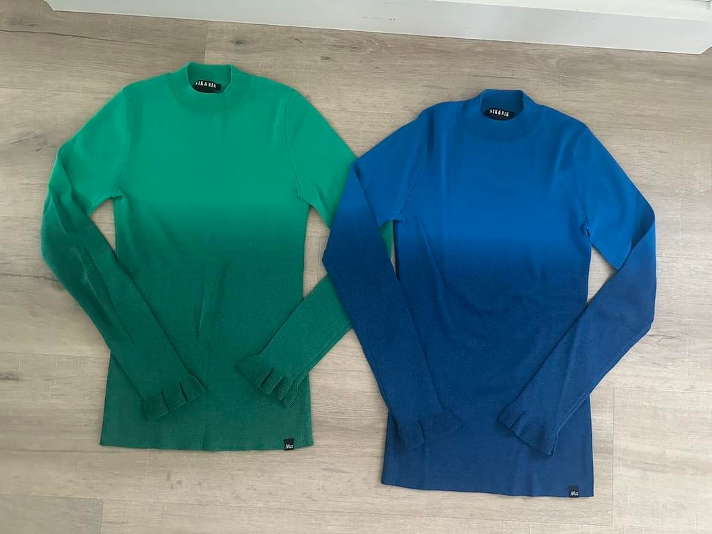 Nik&Nik coltruitjes blauw en groen maat 176, Ophalen of Verzenden, Zo goed als nieuw, Meisje, Shirt of Longsleeve