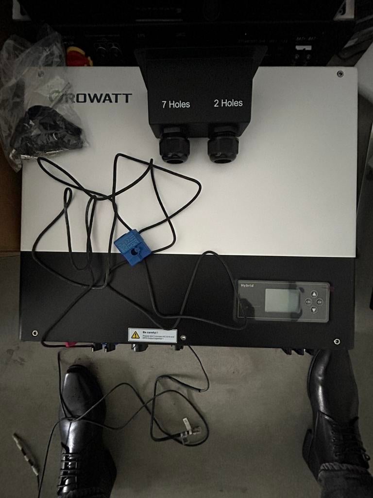 GROWAT HYBRIDE OMVORMER SPH5000TL1 BL-UP, Doe-het-zelf en Verbouw, Ophalen of Verzenden, Zo goed als nieuw, Overige typen