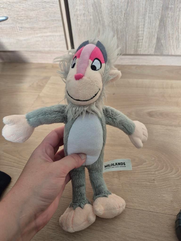 Wildlands dierentuin mascotte knuffel noorder dierenpark, Kinderen en Baby's, Speelgoed | Knuffels en Pluche, Ophalen of Verzenden