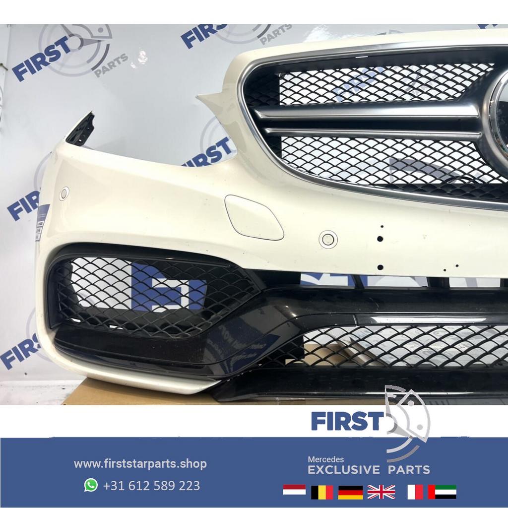 W212 S212 E63 AMG VOORBUMPER WIT COMPLETE BUMPER origineel M, Gebruikt, -, Voor, Ophalen of Verzenden