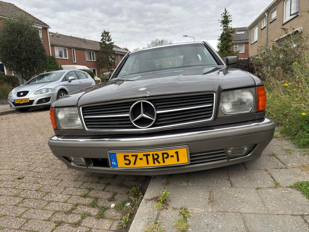 Mercedes 420 sec W126 1986 wegenbelasting vrij update, Auto's, Mercedes-Benz, Particulier, S-Klasse, ABS, Centrale vergrendeling