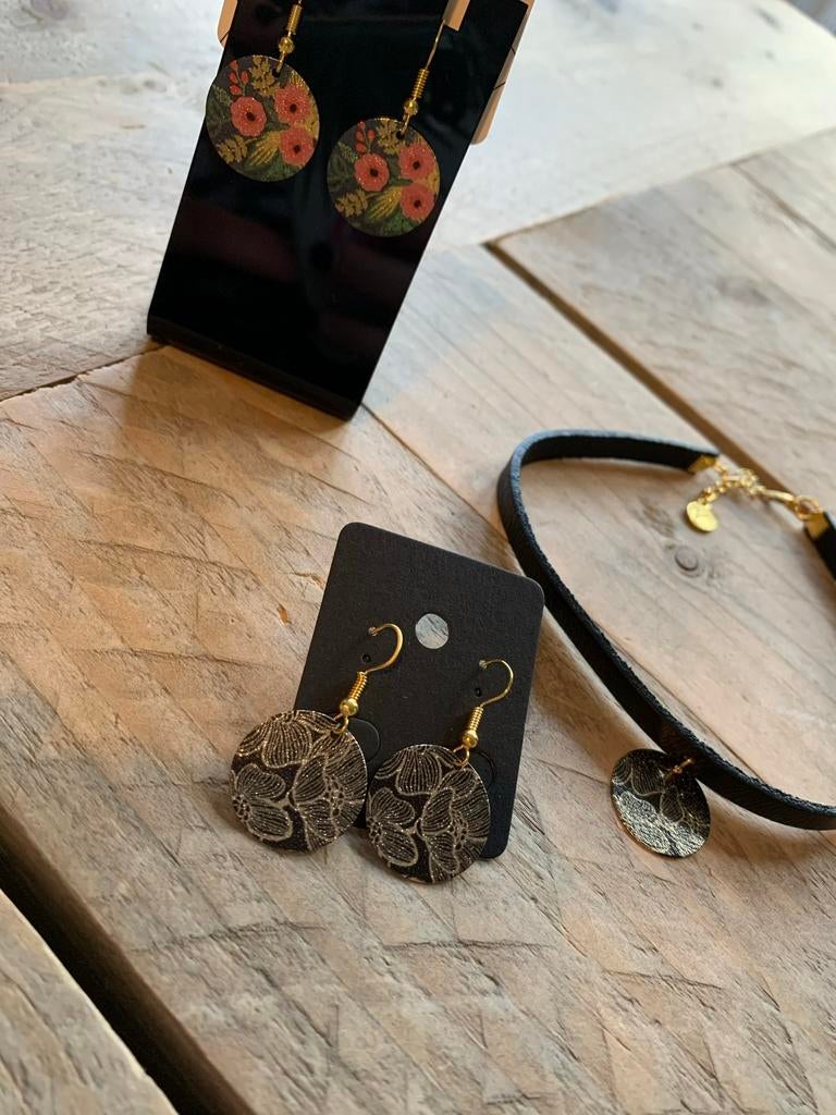 Patroon oorbellen, Overige materialen, Hangers, Overige kleuren, Nieuw