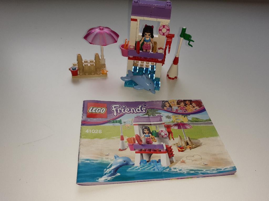 Lego Friends - Emma's Lifeguard Post (41028), Ophalen of Verzenden, Gebruikt, Complete set, Lego
