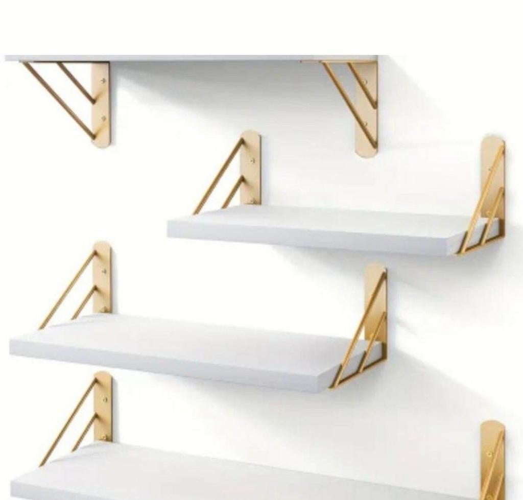 Wandplanken wit goud, Ophalen of Verzenden, Nieuw