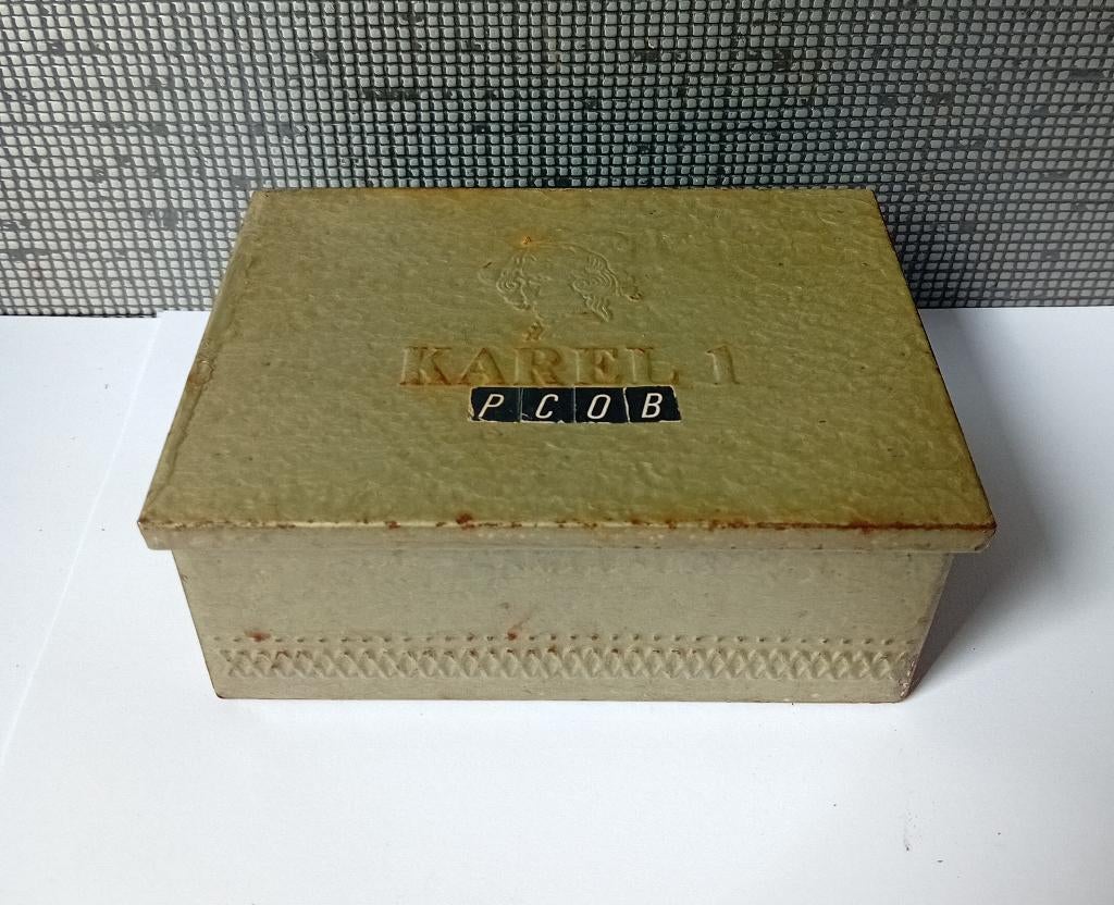 vintage karel 1 sigaren blik, Ophalen of Verzenden, Gebruikt, Overige