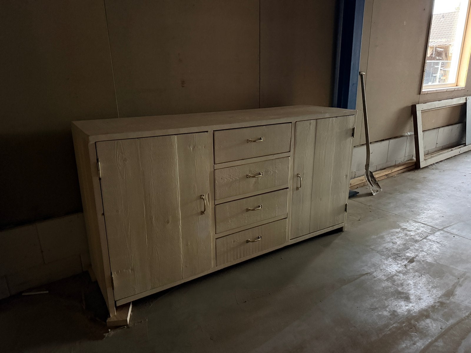 Houten dressoir kast, Ophalen, Met lade(s), 50 tot 100 cm, Zo goed als nieuw