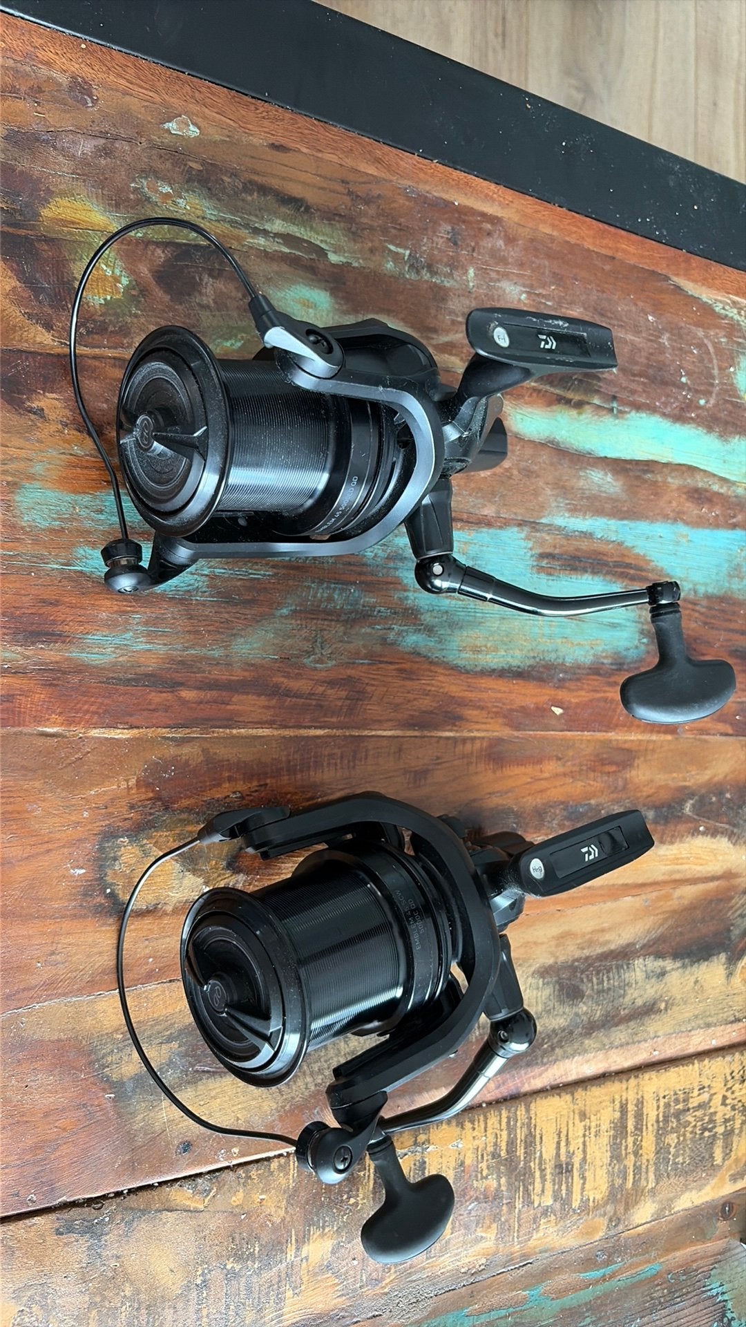 Daiwa emblem 45 5000LD QD, Ophalen of Verzenden, Zo goed als nieuw, Molen