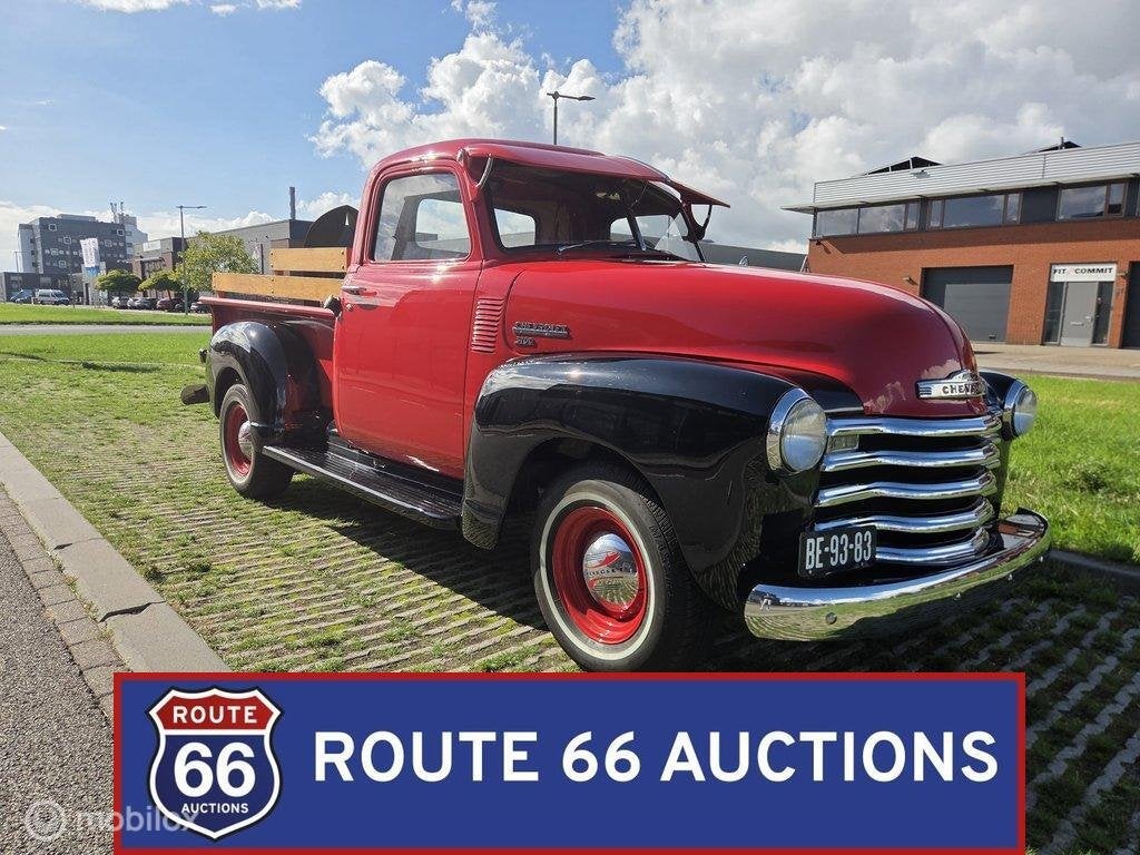 Chevrolet 3100 | 1949 | Route 66 Auctions, Overige carrosserieën, Chevrolet, Zwart, Bedrijf