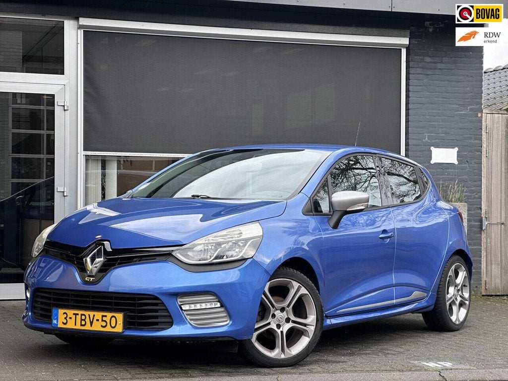 Renault Clio 1.2 GT CLIMA / CRUISE / AUTO / NAVI / RS-MODE, Auto's, Euro 5, Gebruikt, Blauw, 49 €/maand
