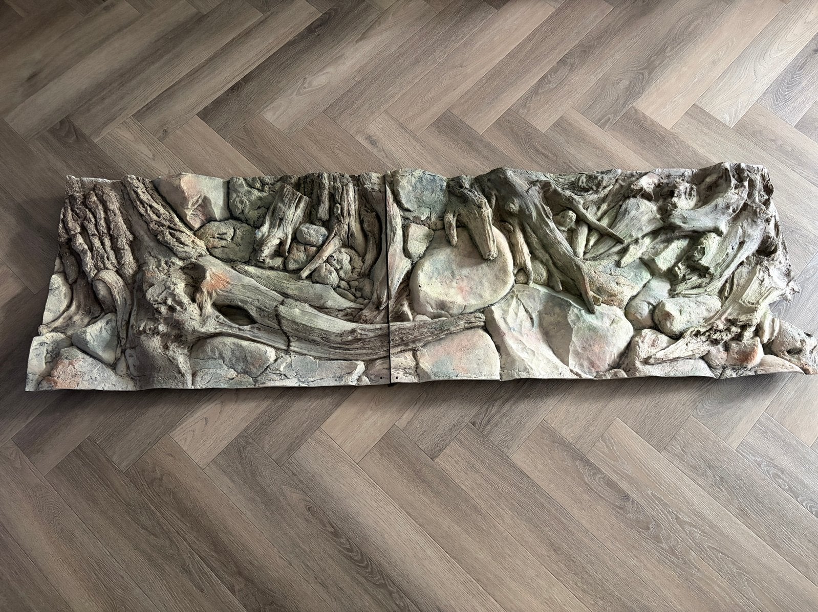 Prachtige 3d achterwand voor aquarium/terrarium, Ophalen
