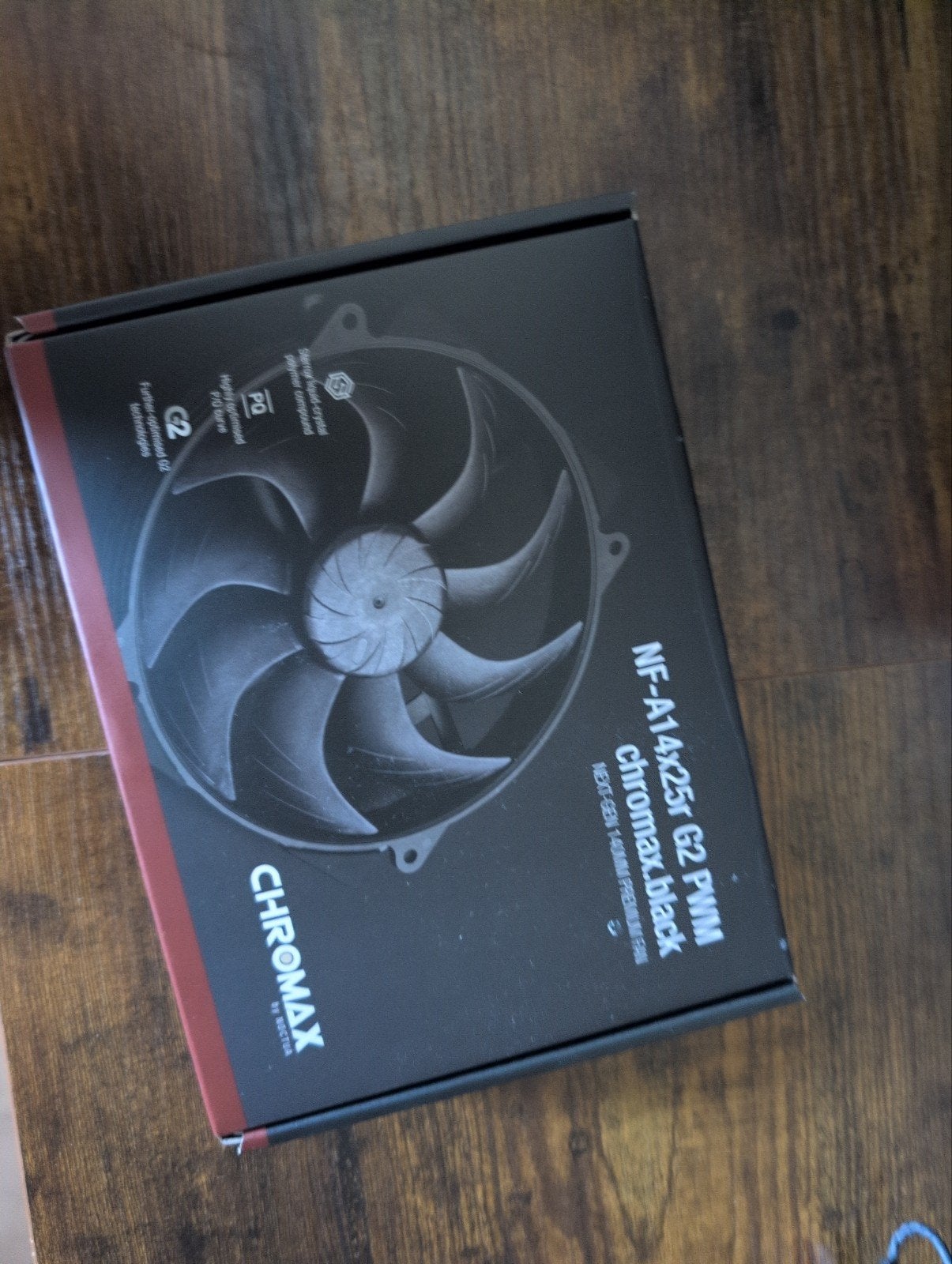 Noctua NF-A14x25r chromax.black ventilator (perfecte staat), Computers en Software, Computerkoelers, Zo goed als nieuw, Luchtkoeling