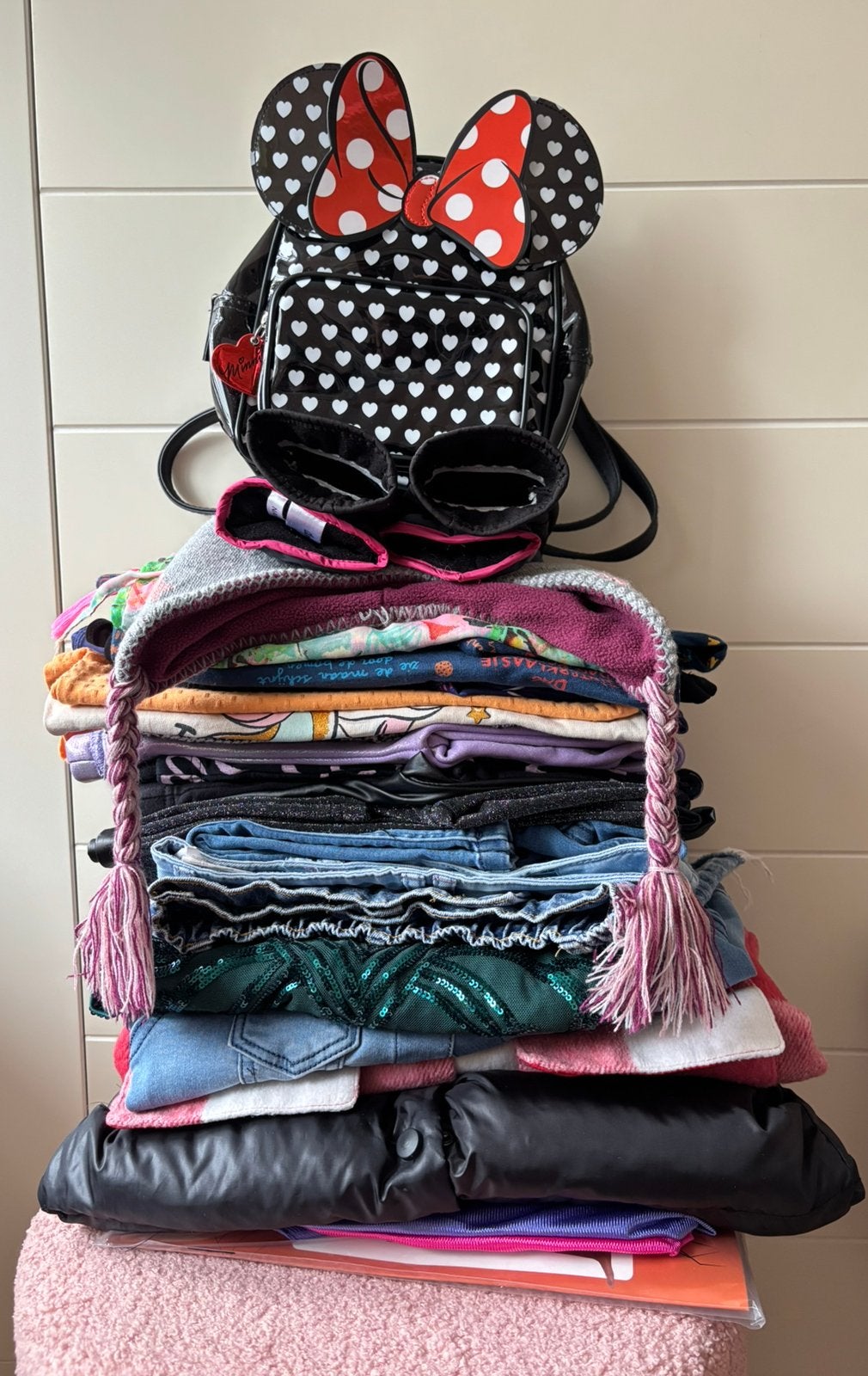 Kleding pakket meisje maat 122 - 128, Ophalen, Gebruikt, Meisje, Overige typen