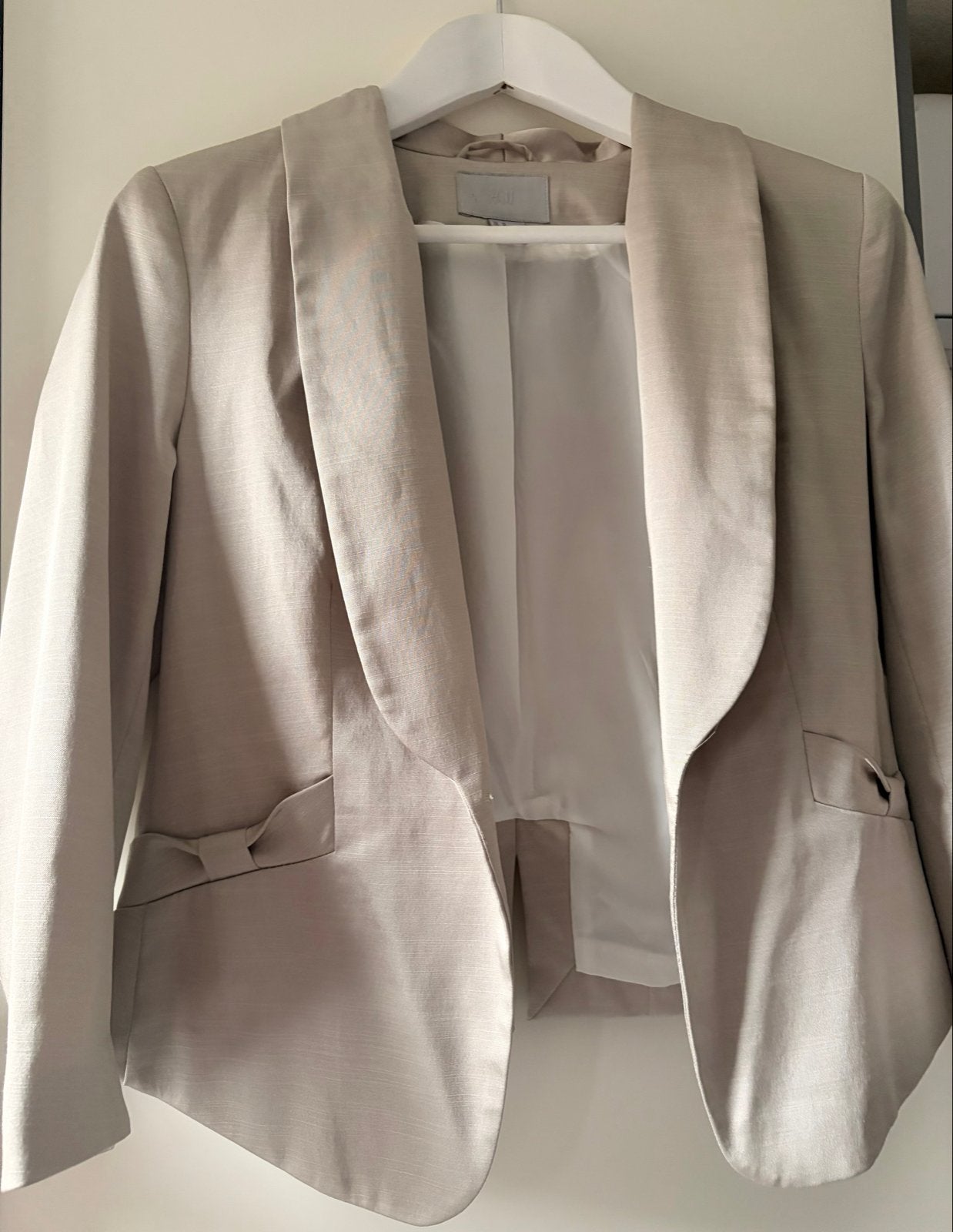 H&M Blazer Maat 40 met Gouden Glans, Kleding | Dames, Maat 38/40 (M), Ophalen of Verzenden, Zo goed als nieuw, Jasje